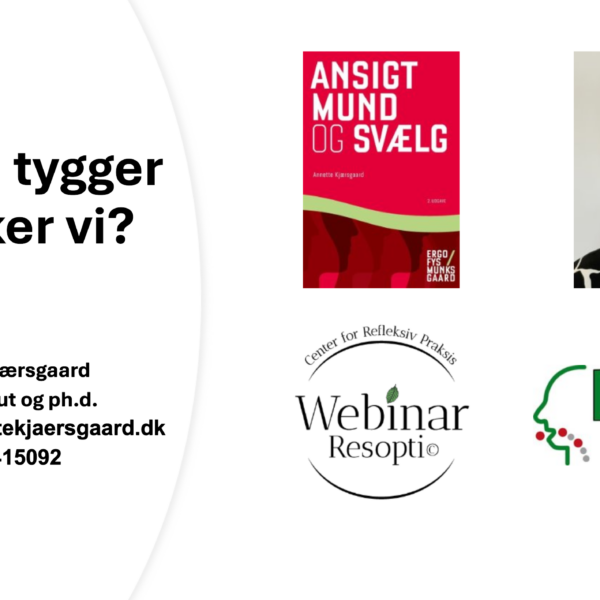 Hvordan tygger og synker vi?